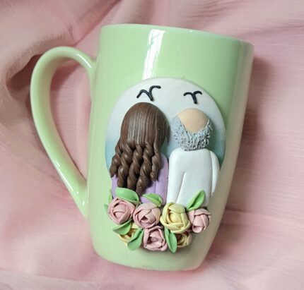 fathers mug with flowers(advance payment only)